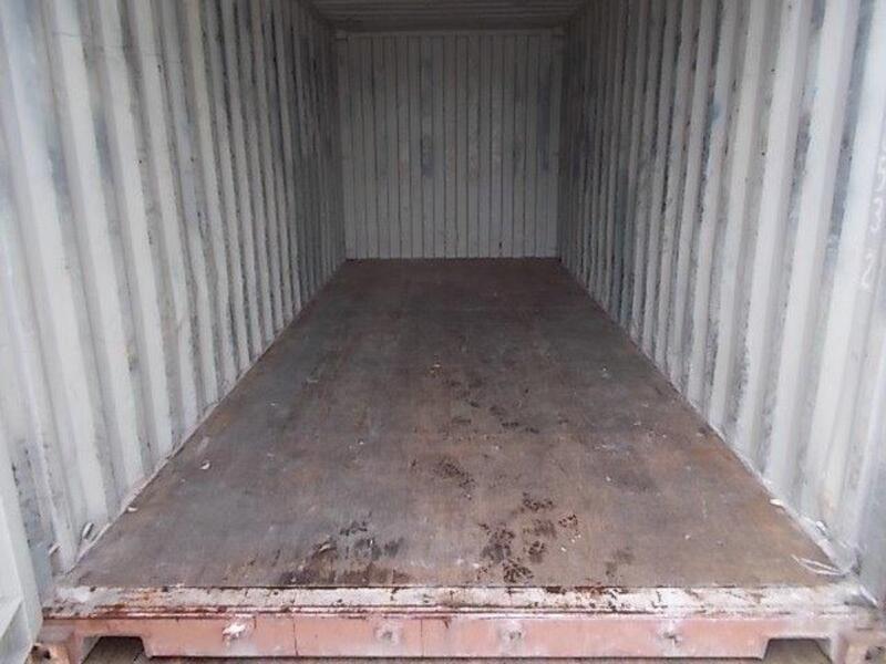 inside a 20ft container