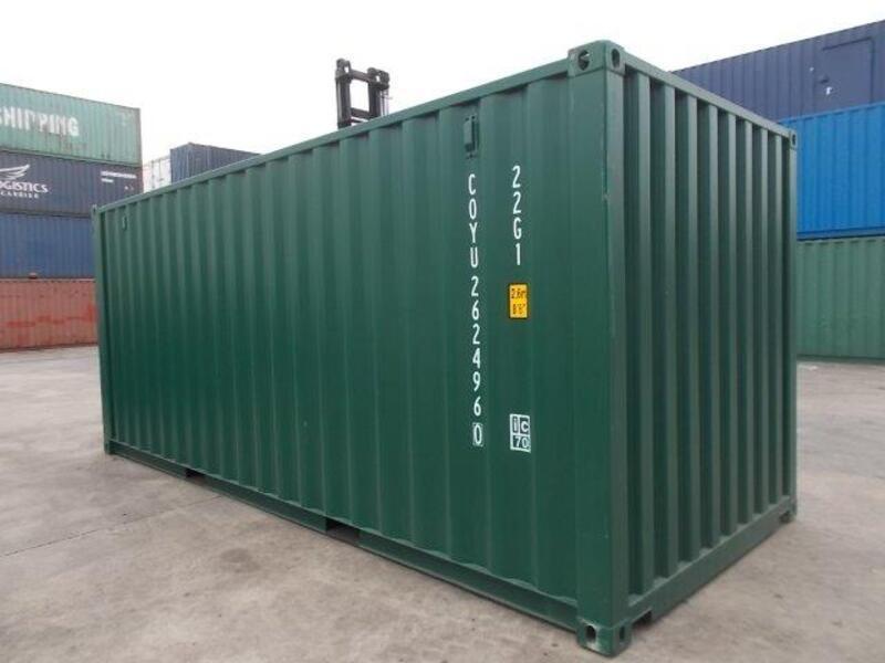 20ft Green Shipping Container