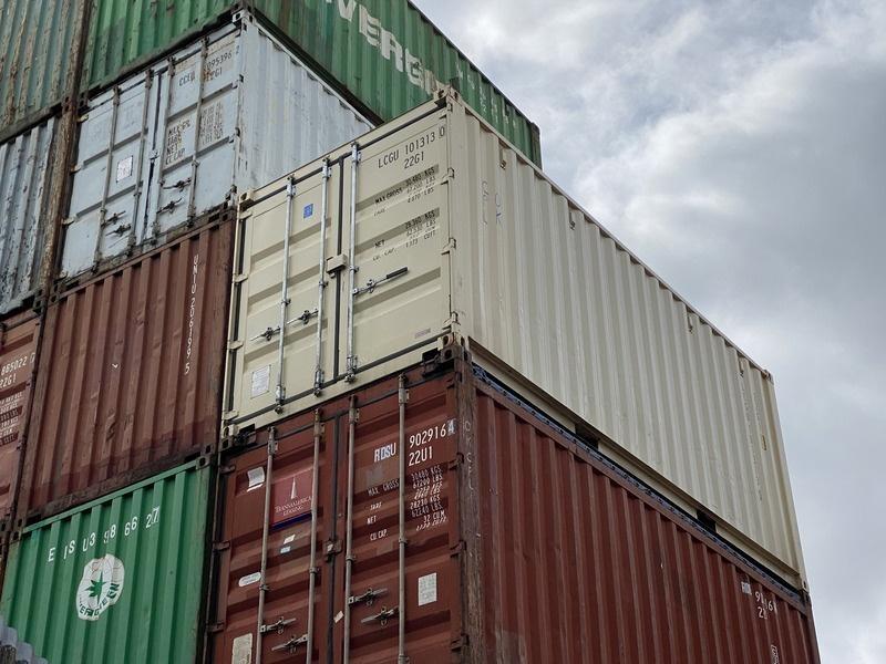 stack of containers