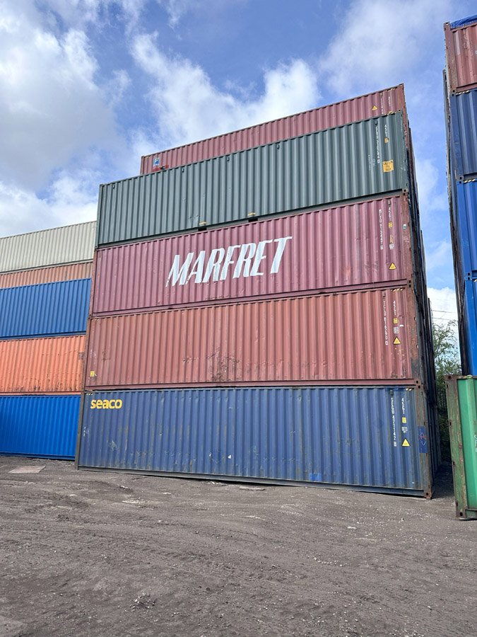 inside a 40ft container